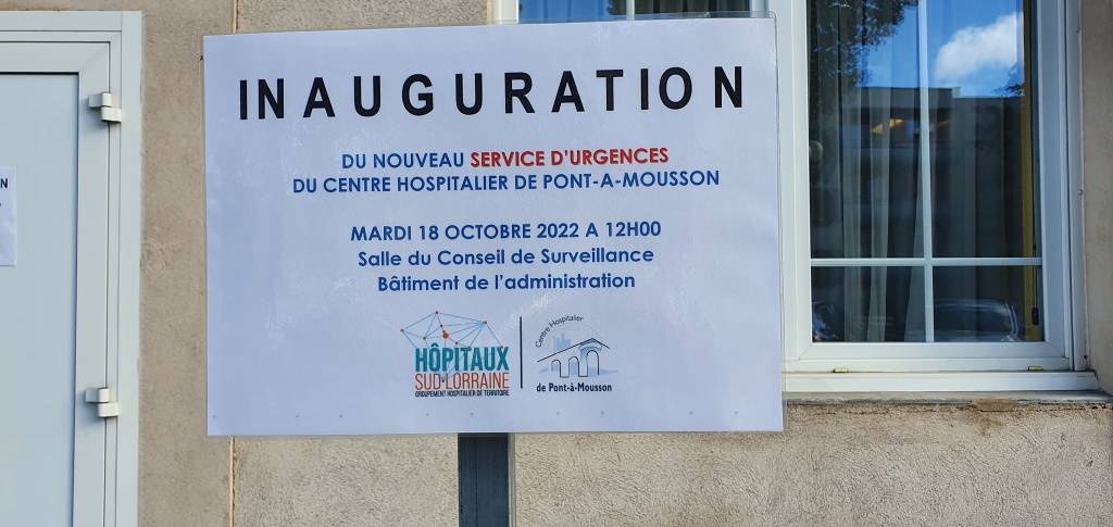 Inauguration du nouveau service d&rsquo;urgences de l&rsquo;hôpital de Pont à&nbsp;Mousson