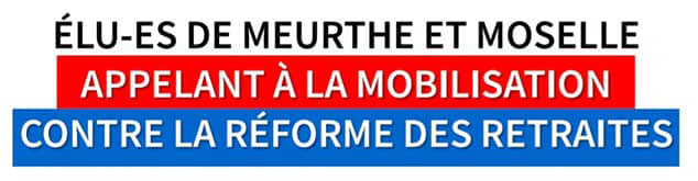 Appel à la mobilisation contre la réforme des retraites