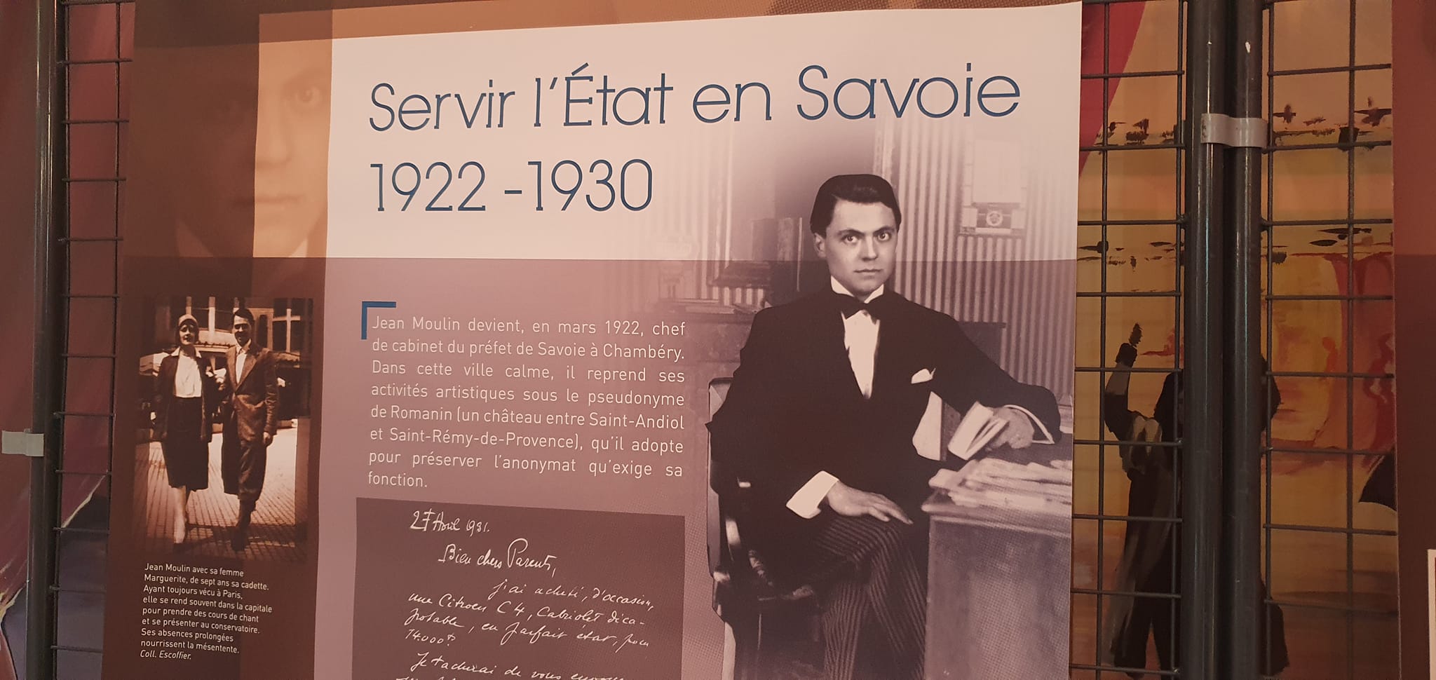 Exposition Jean Moulin à Blénod les Pont à Mousson