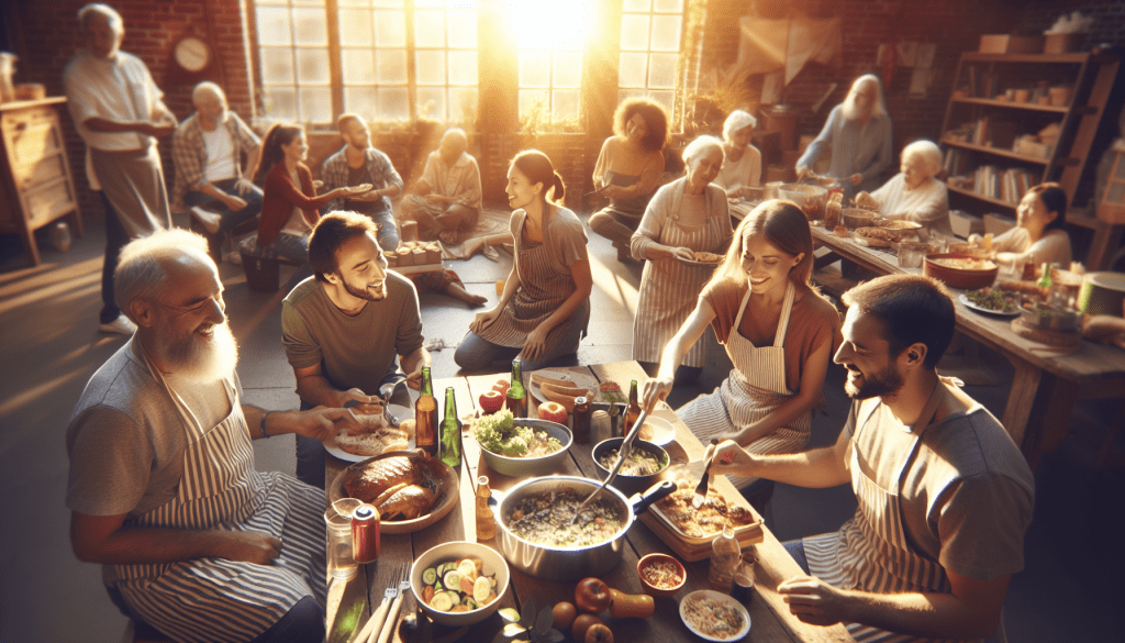 Animation de qualité et convivialité : repas partagé au&nbsp;foyer