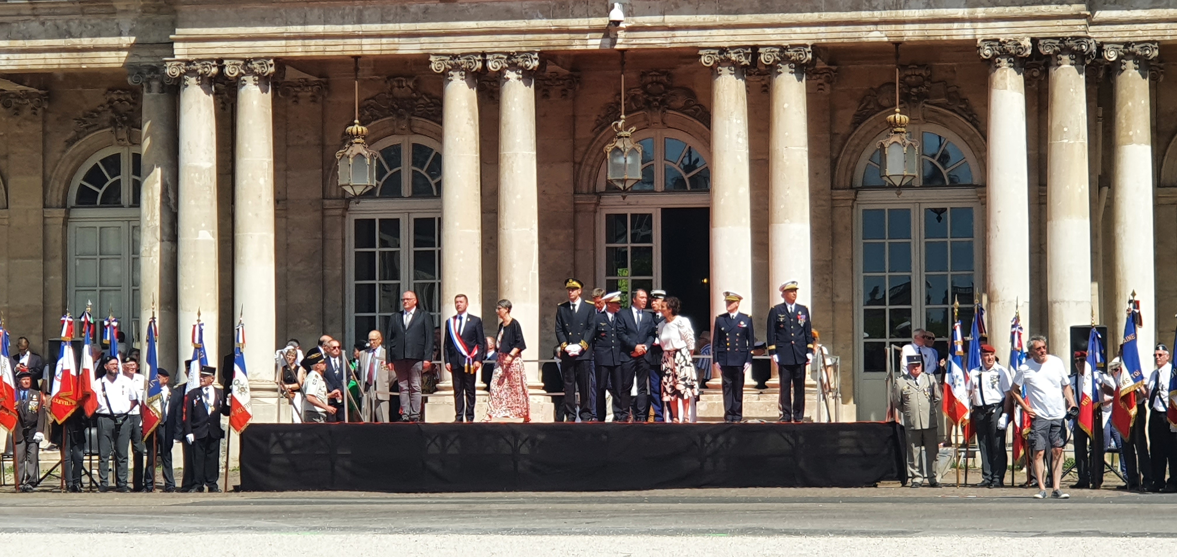 Cérémonie du 14 juillet à Nancy