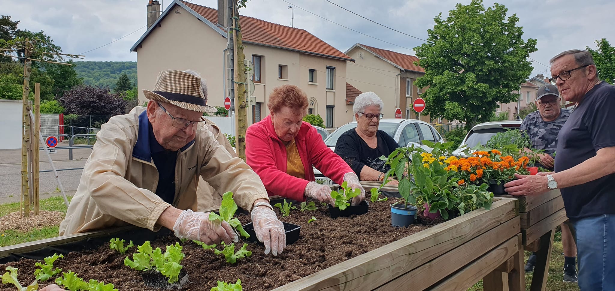 Jardin des 5 sens à la Résidence Ambroise Croizat