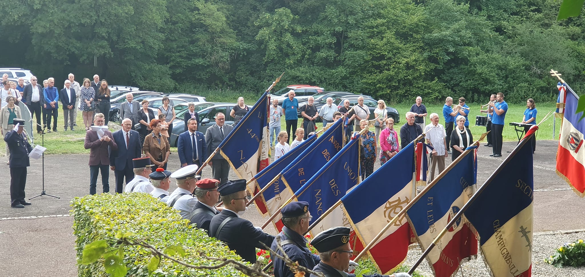 Cérémonie d&rsquo;hommage aux fusillés de la Malpierre à Champigneulles