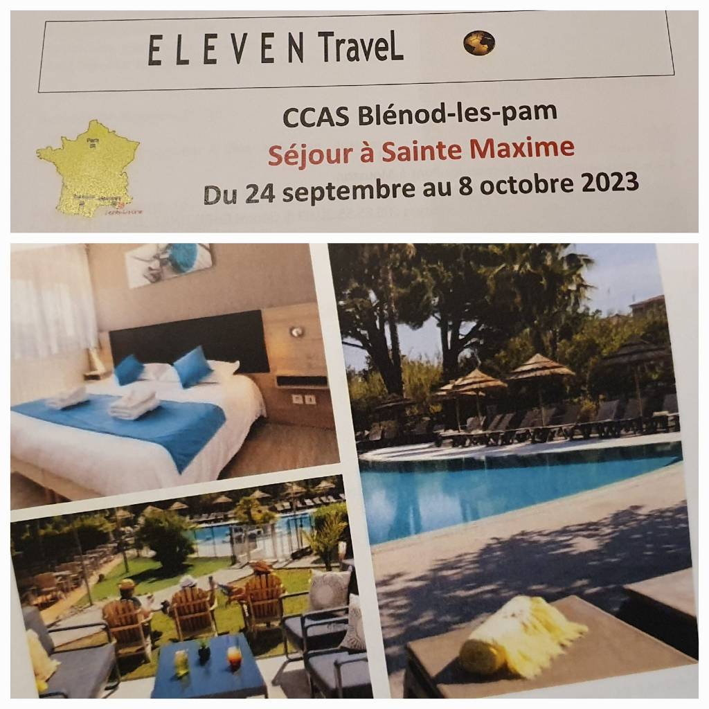 Préparation du voyage à Saint&nbsp;Maxime