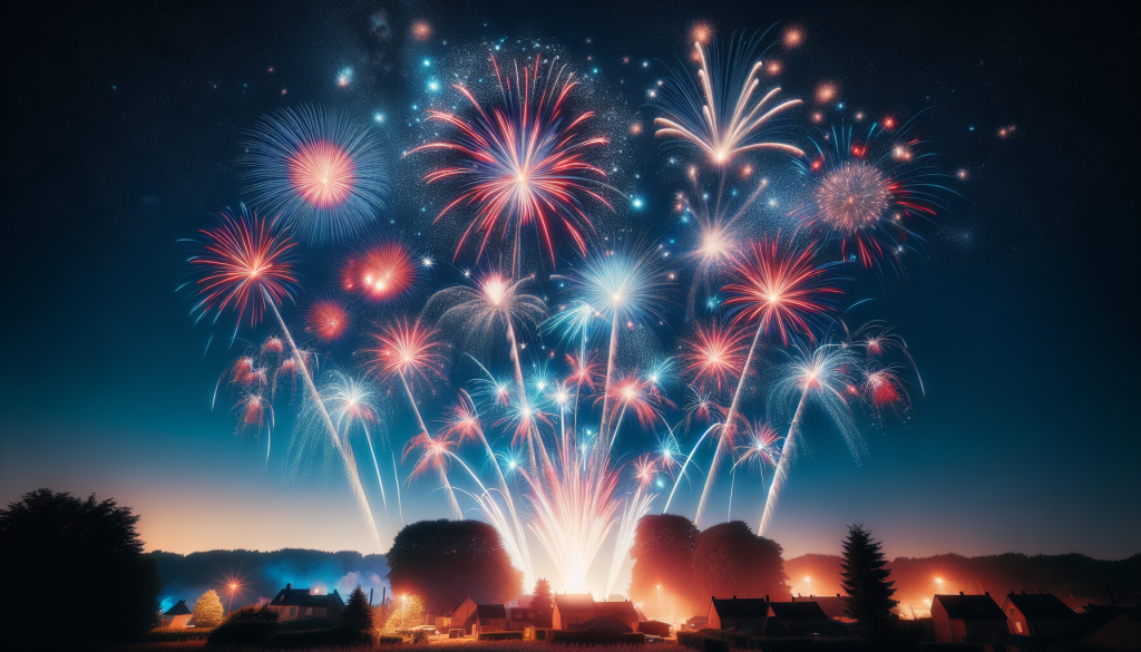 Feux d&rsquo;artifices du 13 juillet à Blénod les Pont à&nbsp;Mousson